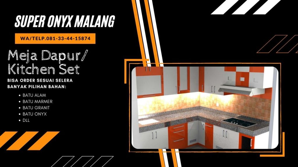 Countertop Meja Dapur Marmer Granit Ambon , Meja Dapur, Meja Bar, Meja Mini Bar, Meja Makan, Marmer, Onyx, Granit, Tembus Cahaya, Marble, Table Kitchen, Meja Island , Marmer Granit, Meja Marmer, Meja Kompor, Keramik Granit