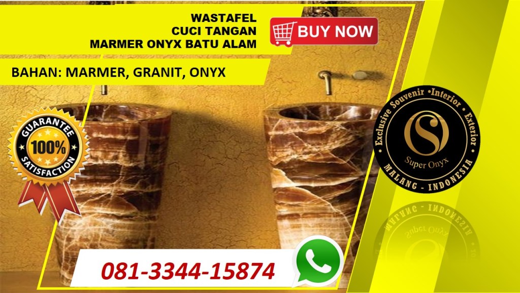 Pengrajin Pembuatan Wastafel  Bulat Mangkok Marmer Onyx  Surabaya 